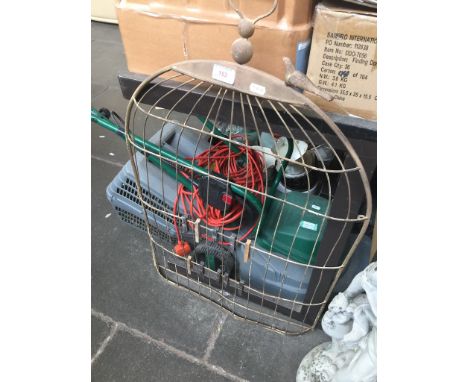 A metal fireguard 