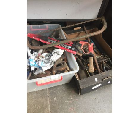 2 boxes of tools 