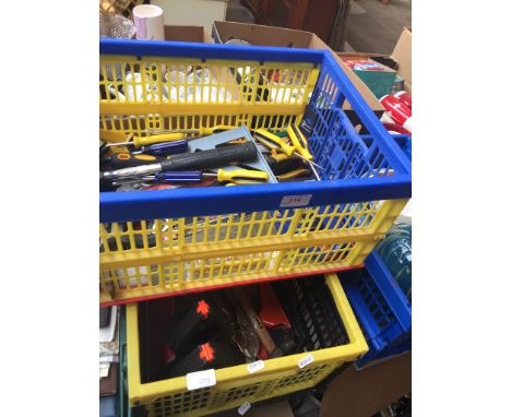 2 boxes of tools 