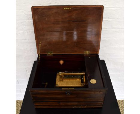 A Late 19th / Early 20th Century German Polyphon-Type Disc-Playing Musical Box A Late 19th / Early 20th Century German Polyph