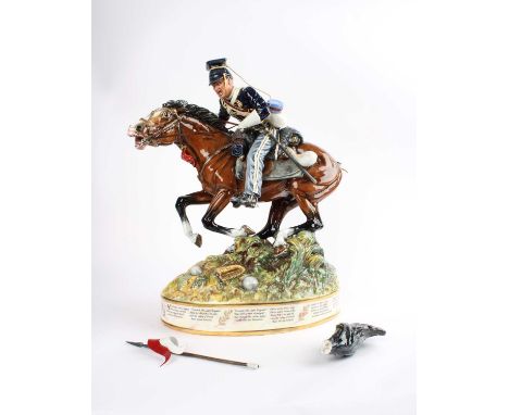 A Large Royal Doulton HN 3718 "Charge of the Light Brigade" Prestige Series Figure Group A Large Royal Doulton HN 3718 "Charg