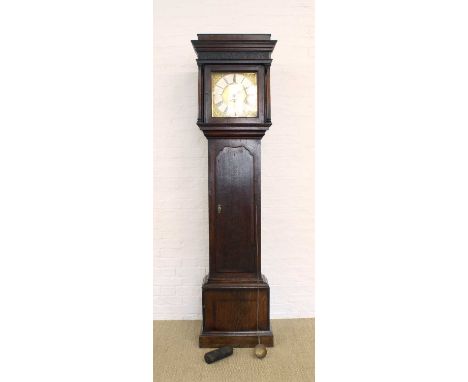 A Late 18th / Early 19th Century Oak and Mahogany-Crossbanded Eight-Day Longcase Clock by S. Wright of Northwich A Late 18th 