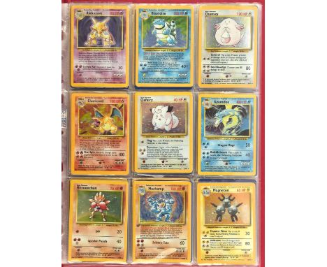 Pokémon TCG. Base Set Complete Set - This lot includes a full set of the English Unlimited release of the Base Set, the first