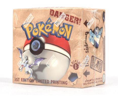 Pokemon TCG. Pokemon Fossil 1st edition sealed booster box. Fossil is the name given to the third main expansion of the Pokém