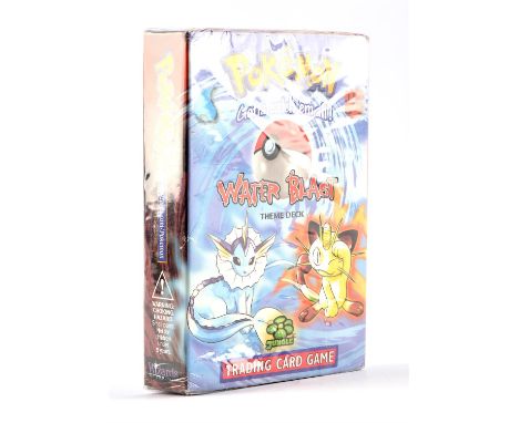 Pokemon TCG. Jungle Water Blast Theme Deck, sealed in original packaging.This lot contains a sealed Water Blast theme deck fr