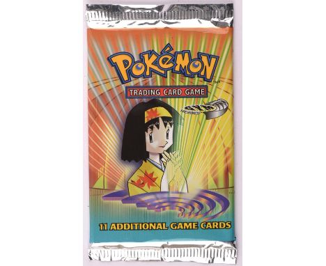 Pokemon TCG. Pokemon Gym Heroes unlimited sealed booster pack.This item is from the collection of the former Managing Directo