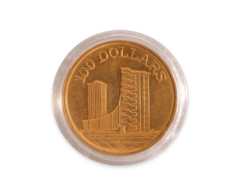 SINGAPORE 10TH ANNIVERSARY 1965-1975 100 DOLLARS GOLD COIN
In presentation case, struck in .900 gold,
6.0g
Ownership Statemen