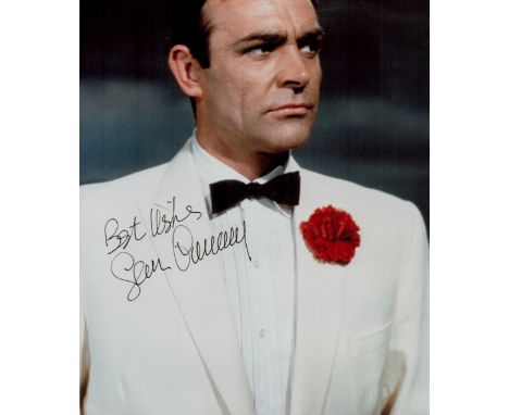 Sean Connery signed James Bond 10x8 colour photo. Sir Sean Connery (born Thomas Connery; 25 August 1930 - 31 October 2020) wa