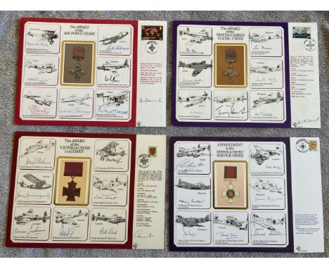 Nineteen large DM Medal Special Signed Covers. The unbelievably rare set of 19 special signed large RAF Museum Awards Series 