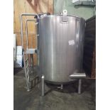 A&B 824 Gal. Enclosed Stainless Steel Process Tank, Model 800-GVSST, S/N 50916301, Year 2005 (