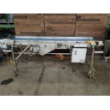 Best CV-3 Stainless Steel Plastic Belt Conveyor, Year 2015, Aprox 24"W x 96"L, V115 Speed Control