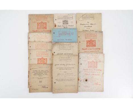 A number of Second World War British army small arms and other training pamphlets