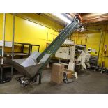 Inclined Conveyor With Hopper