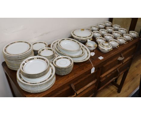 A Charles Ahrenfeldt, Limoges eight four piece dinner, tea and coffee service