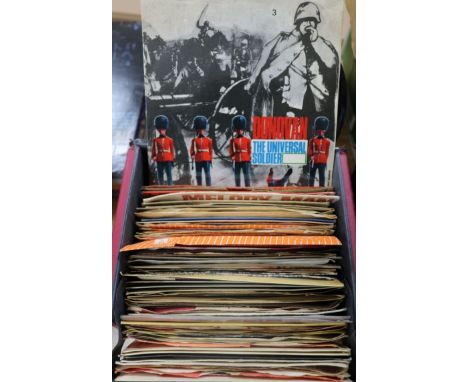 Boxed Collection of 65 1960s/70's Rock and Pop singles to include The Who, Jimi Hendrix, Rolling Stones and David Bowie