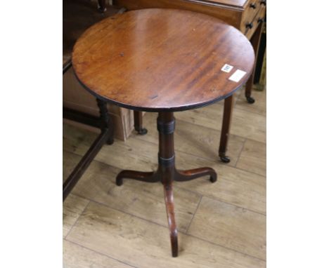 A tripod base occasional table W.49cm