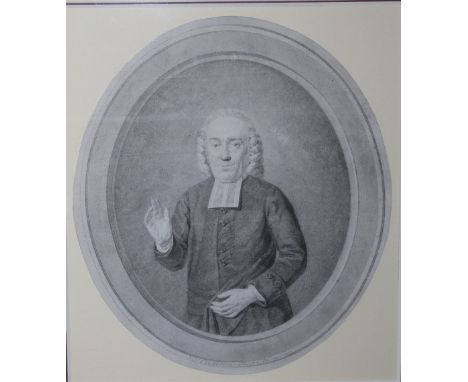JOHANNES CORNELIUS MERTENS (1745-1821). Oval portrait of Philip Serrurier - President of Amsterdam, signed lower centre, penc