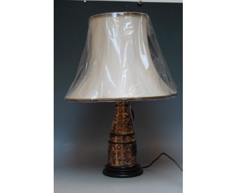 A MOORCROFT BOTTLE KILN LAMP