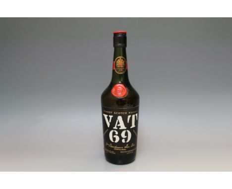 ONE VINTAGE BOTTLE OF VAT 69 SCOTCH WHISKY