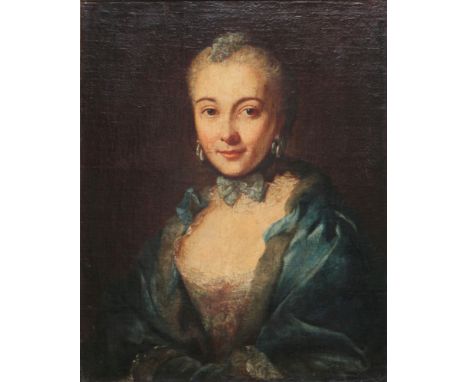 Altmeister 18. Jahrhundert Portrait einer jungen Dame, wohl Wilhelm TISCHBEIN (1751-1829),Öl/Leinwand (doubliert auf Leinwand