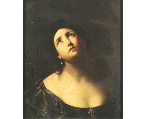 Altmeister 18./19. Jahrhundert Portrait nach Guido Reni,Öl/Leinwand (doubliert auf Leinwand), unbekannter Meister des 18. Jah