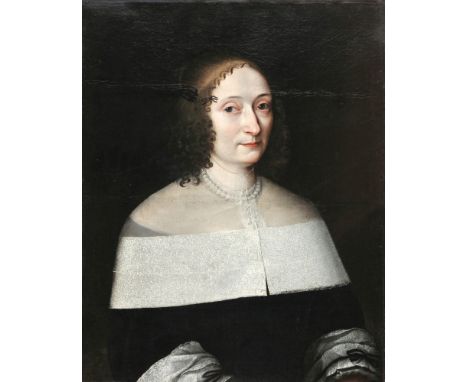 Altmeister Niederlande 18. Jahrhundert Portrait einer Adeligen,Öl/Leinwand (doubliert auf Leinwand), Frauenportrait, unbekann