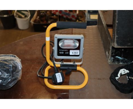A Kingavon 10 watt LED flood light
