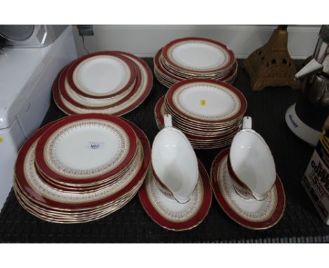 A collection of Royal Worcester 'Regency' patterned dinnerware