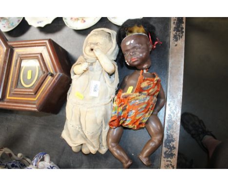 Two vintage dolls