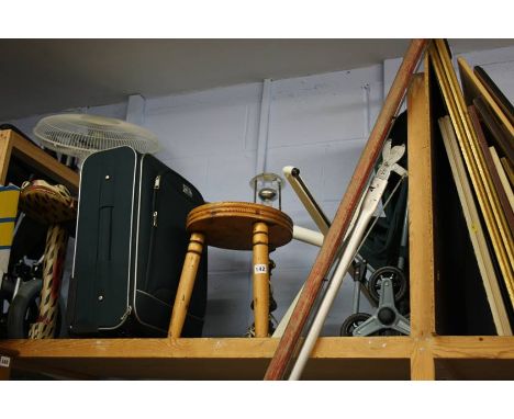 Stool, lamp, trolley etc.