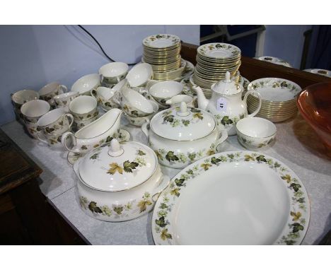 A comprehensive Royal Doulton 'Larchmont' tea and dinner service