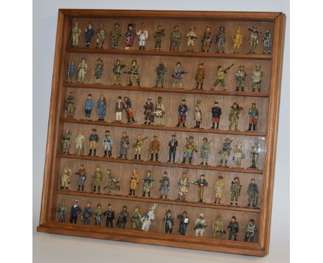 A set of Del Prado military uniform figures, with the certificates; a military interest album of first day covers; three Wedg