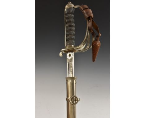 An Indian Police officer's sword, carried by British police officers whilst serving in India, similar to the 1827 Rifle Offic