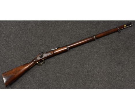 Please note a license is required to purchase this weaponA Snider-Enfield Model 1861 Mk.II replica percussion musket, 99cm ba