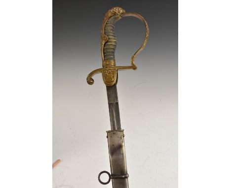 An Imperial German 1889 Pattern Cavalry officer's sword, by G. Woolner &amp; Co, Berlin, 78cm blade etched with triumphal reg