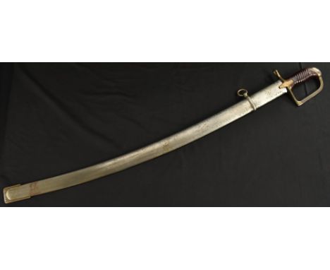 A Polish 1934 pattern Wz34 cavalry trooper's sabre (Model 34), 82.5cm curved fullered blade marked H Ludwikowka, Kielce, S.wz