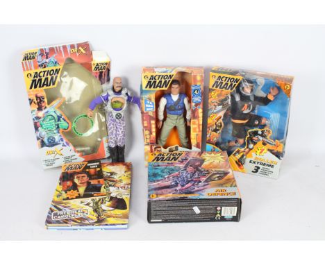 Action Man - A collection including Air Defence: Boxed and appears in good condition and complete. Extreme Roller: Boxed and 