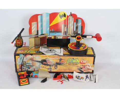 Remco CSF Batman Batcopter 1977 - With Box & Instructions Issued in 1977, box shows some wear but overall appears in good con
