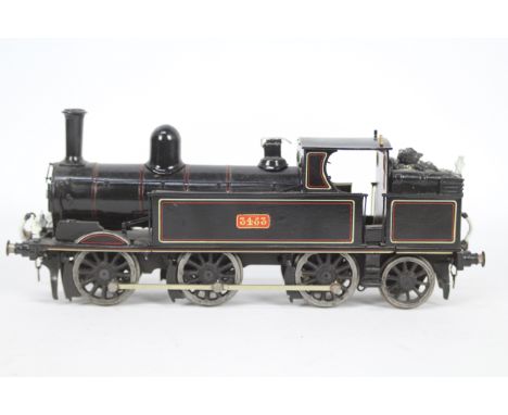 Brass Kit - A powered kit built brass construction 0 gauge 0-6-2 tank engine in L&amp;NWR livery operating number 3453. The k