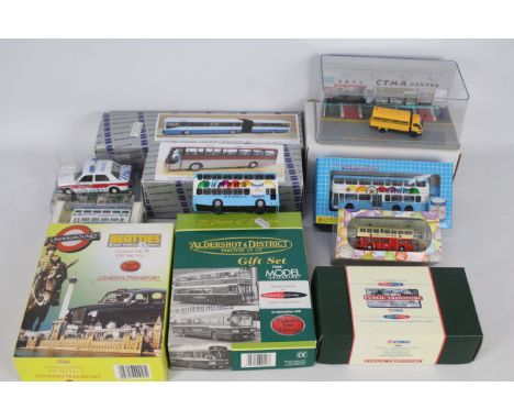 Conrad,ABC Models  EFE, Corgi, Lledo, Other - A group of boxed mainly diecast model buses in various scales. Lot includes Con