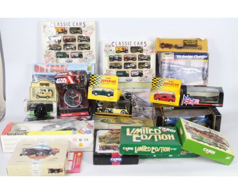 Joal, Lledo, Corgi, Bburago, AMT, Others - A mixed collection of boxed diecast in various scales, plastic model kits, and toy