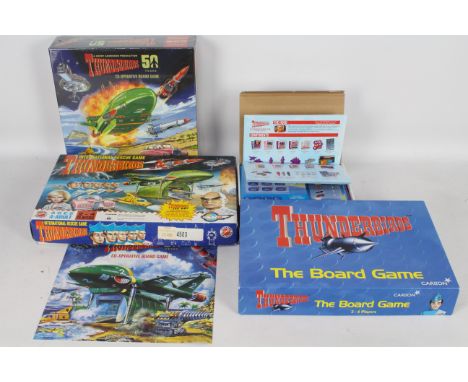 Collection of 3 Thunderbirds board games with 1 expansion pack. Boxed, unopened  Modiphius Thunderbirds 50 year anniversary C