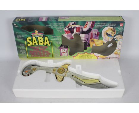 Power Rangers - A boxed 2254 Saba the Talking Tiger Sword. Item is used but generally appears to be in good condition. (This 