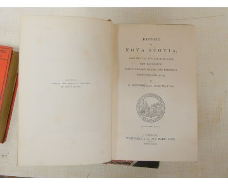 MOODIE SUSANNA.&nbsp;&nbsp;Roughing It in the Bush, or Life in Canada. 2 vols. Half dark calf, marbled brds., some rubbing. 1