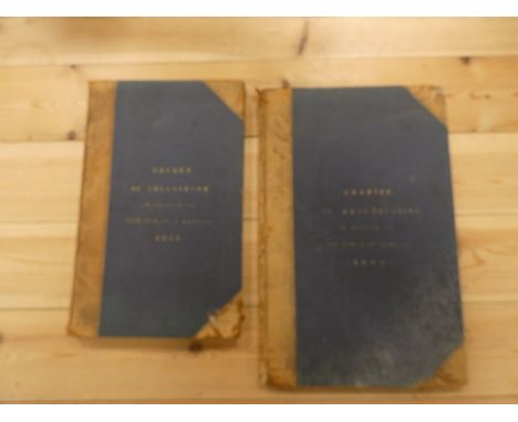 Hawick - Charter of Adjudication.&nbsp;&nbsp;Manuscript on vellum. Folio. Rubbed qtr. calf. Each leaf signed by the Duke of B