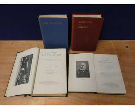 HYSLOP J. &amp; R.&nbsp;&nbsp;Langholm As It Was. 922pp. Illus., plans, etc. Orig. dark cloth gilt, a nice copy. 1912; also J