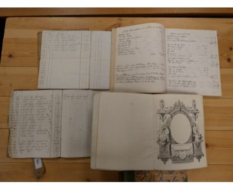 Southdean - Account &amp; Sheep Books.&nbsp;&nbsp;2 manuscript quarto vols. 1870's/1880's; also 2 other manuscript agricultur