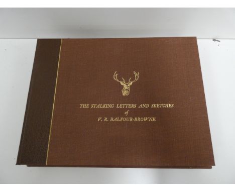 BALFOUR-BROWNE V. R.&nbsp;&nbsp;The Stalking Letters &amp; Sketches. Ltd. ed. 484/950. Col. plates &amp; other illus. Oblong 