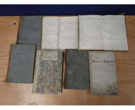 OFFICE FOR TAXES, Edinburgh.&nbsp;&nbsp;Pre-ruled survey books completed in manuscript with details of names &amp; addresses 
