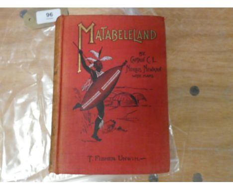 NEWMAN CAPT. C. L. NORRIS.  Matabeleland & How We Got It. Maps as called for. Orig. pict. red cloth gilt, faded back. Bookpla